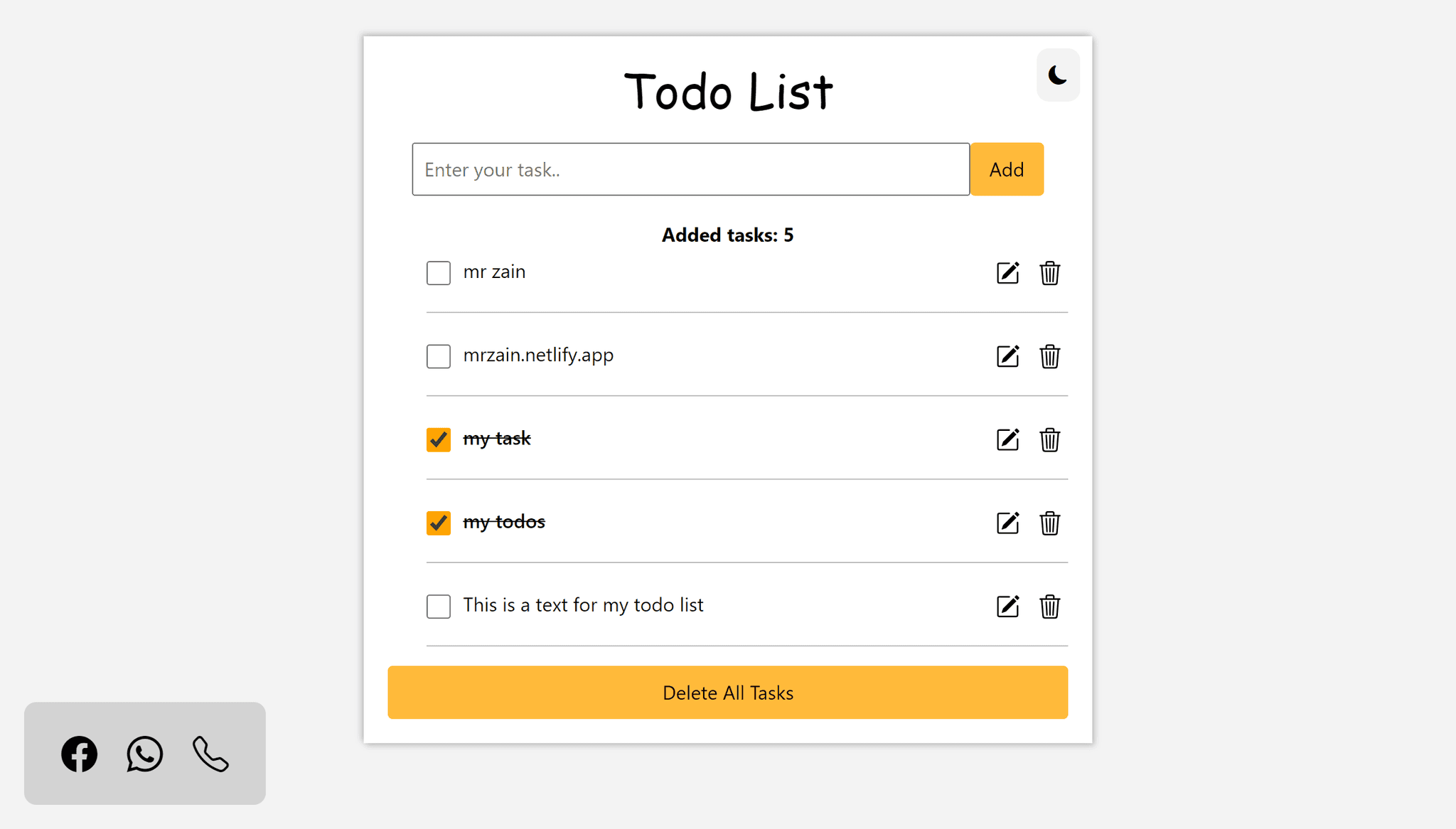 JS Todo List